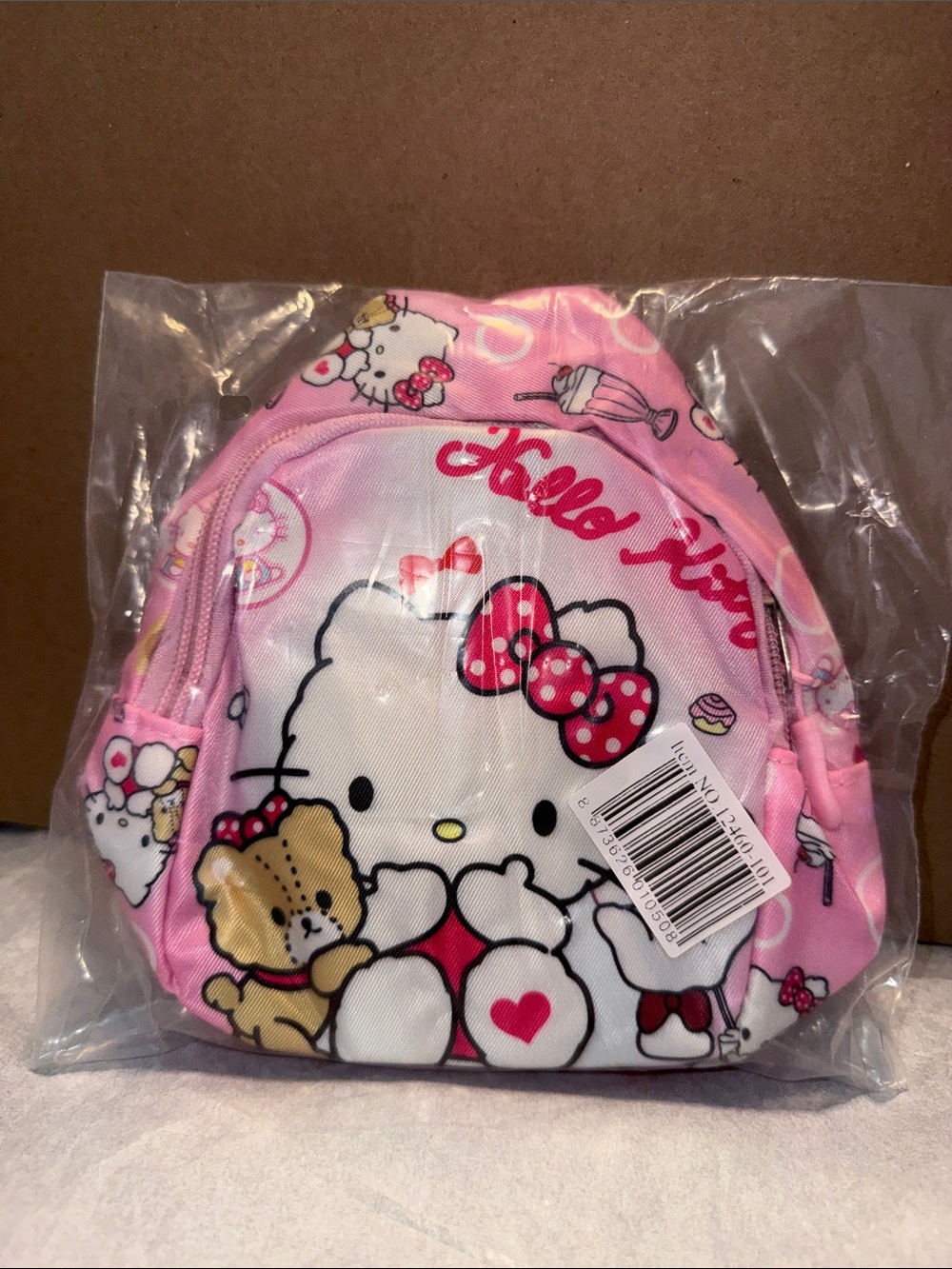 Sanrio Hello Kitty Mini Backpack in Pink and White